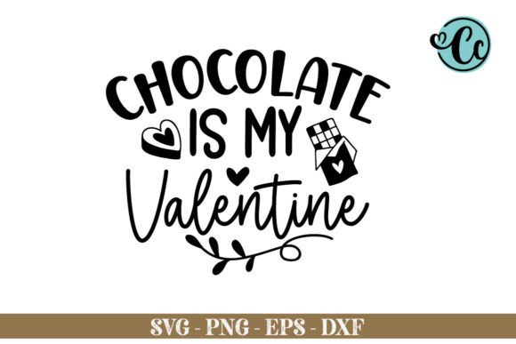 A Designer's Take: Chocolate is My Valentine Svg for Embroidery