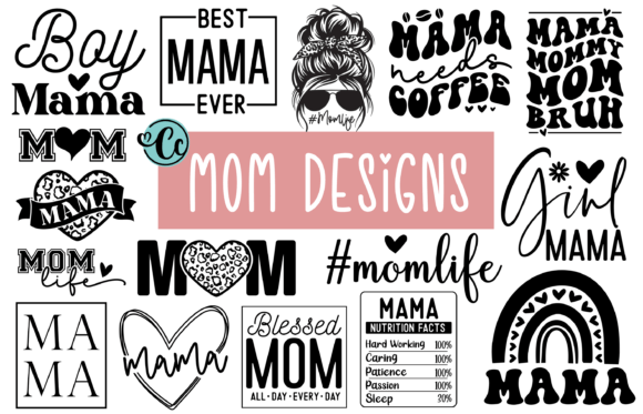 A Mom SVG Bundle for Crafting and Graphics Projects