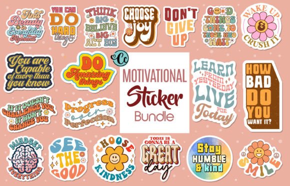 A Motivational Quotes Graphics Bundle for Creative Crafts