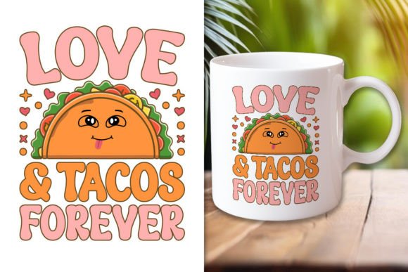 Love and Tacos: A Valentine's Graphics Asset for Crafts