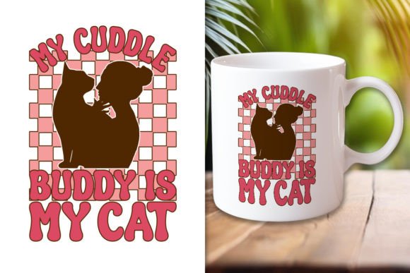 My Cat Valentine's Day Design: A Charming Graphic for Crafts