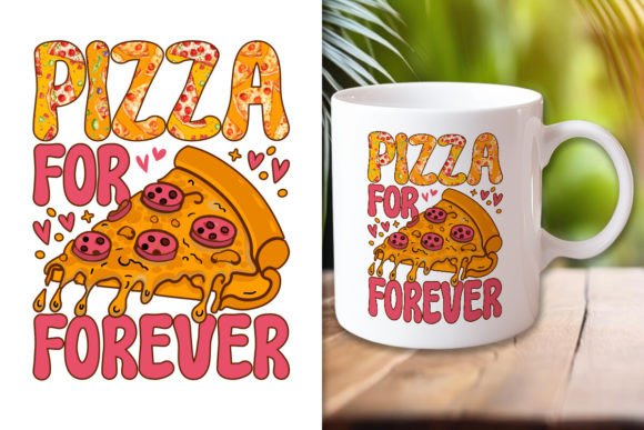Pizza Valentine Design for Crafts & Graphics