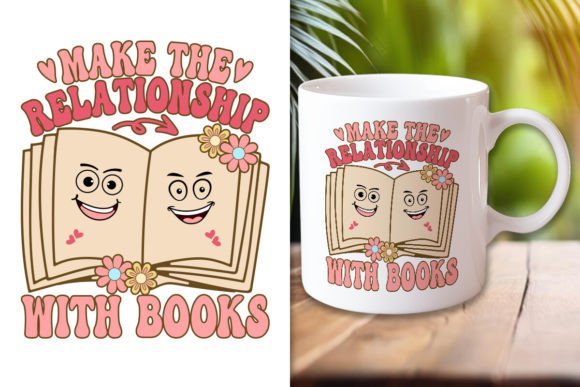With Books Valentine's Day Graphics for Crafts